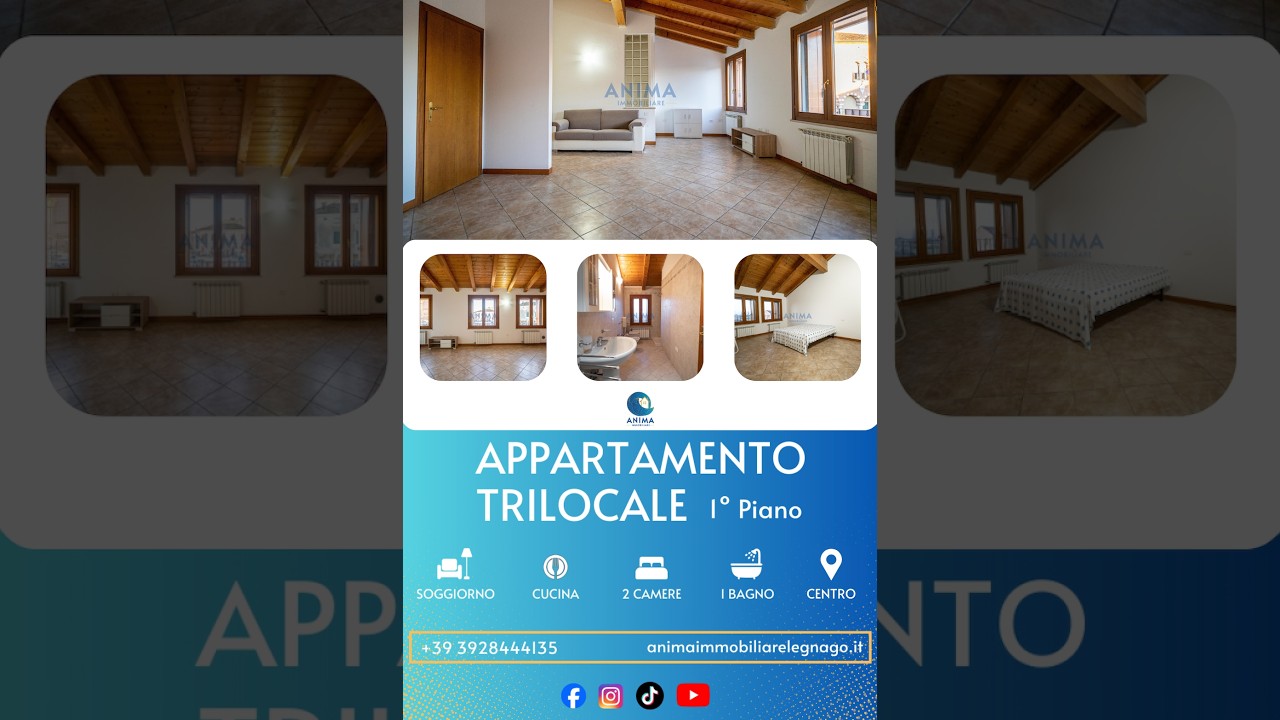 🏡 Appartamento trilocale in centro a Minerbe (VR)