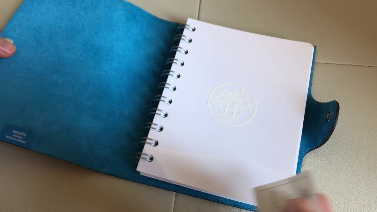 HERMES Notebook Unboxing - YouTube