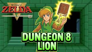 The Legend of Zelda – Dungeon 8 (Lion) Walkthrough (Magic Book & Magical Key)