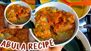 How To Make Delicious Easy Abula Recipe ( Amala, Gbegiri, And Ewedu Soup