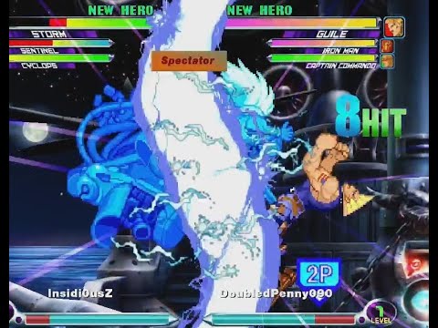 MvC2: Tenderloin - Guile/Cap AAA 85% Continuation Combo in 1 sec .:12.14.22:. [Romneto Commentary]
