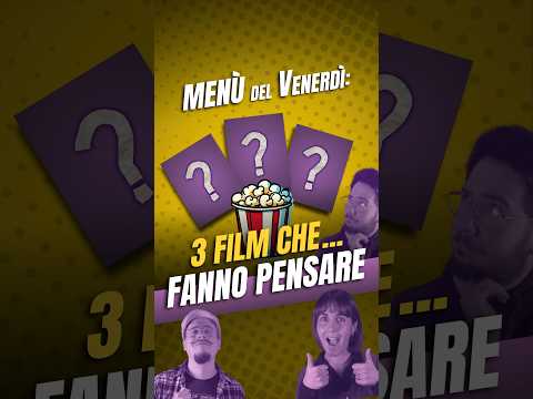 3 film che ti fanno pensare 🤔 ognuno in modo diverso #davedere #filmadavedere #consigli #cinema