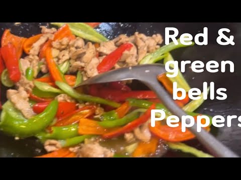 How To Cook 🫑 bell pepper with oyster sauce(myonewayofcooking)@pvhitv7788