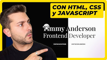 🔥PROGRAMANDO un PORTFOLIO desde CERO con HTML, CSS y Javascript | Eduardo Fierro Pro