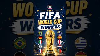 All FIFA World Cup Winners | Drishti IAS English | #shorts #UPSC #FIFA2026 #Football #fifa