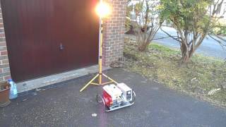 Honda E800 Generator working with floodlight Honda E800 Generator working with floodlight