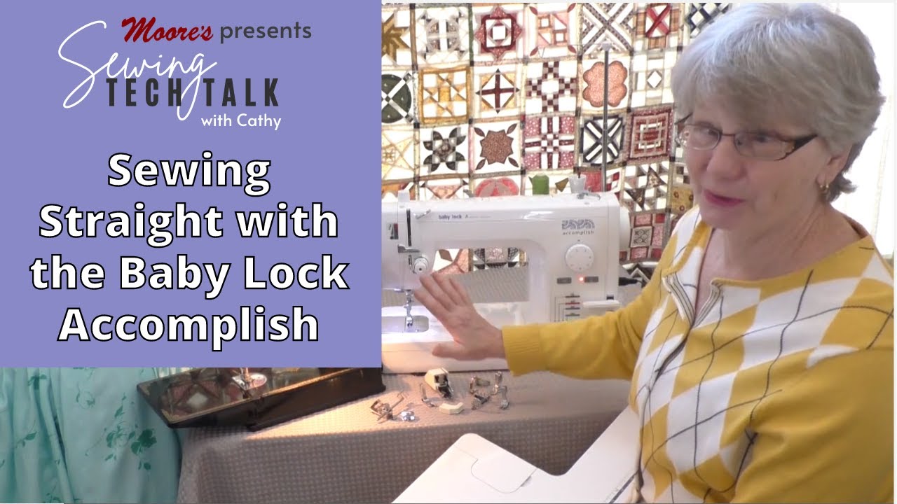 Шитьё без сколов с Baby Lock Accomplish | Беседа о технологиях шитья с Кэти