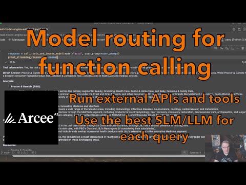 Routing Function Calling Queries To The Best Slm/llm With Arcee Conductor