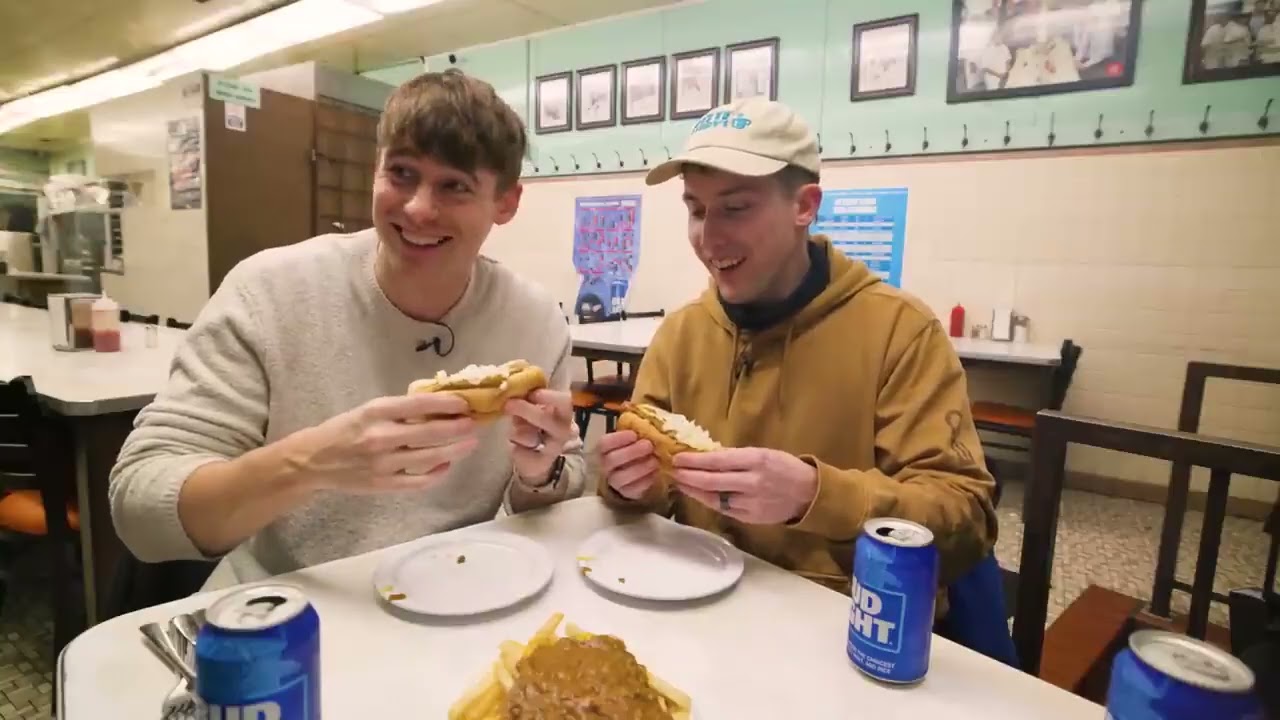 JOLLY! Two Brits try Coney Island Hot Dogs