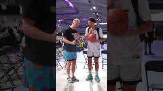 Celebrity DOES HE HAVE A 35 INCH VERT?? 🐰🤔😳 #verticaljump #meshshorts #compressionsleeves Wealth