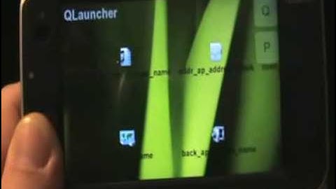 QTablet on N810 and running Hildon applications.