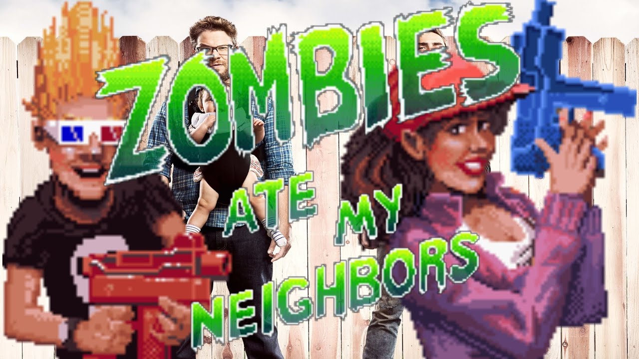 The Neighbors got Eaten again Zombies ate my Neighbors Rom Hack SNES