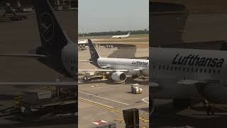 Vueling A320 from Barcelona taxiing to gate after landing Heathrow ✈️ #Vueling #A320 #Heathrow