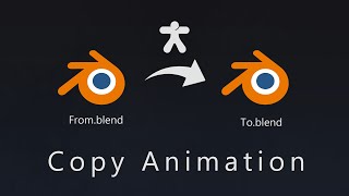 Transfer animations between files | Blender tutorial