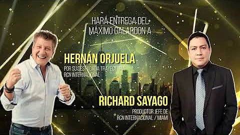 Hernn Orjuela y Richard Sayago fueron ganadores de...