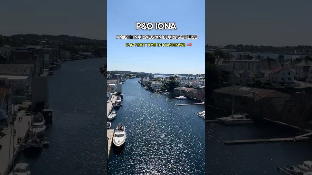 JOIN US IN THE COSTAL TOWN HAUGESUND, NORWAY 🇳🇴 #pandocruises #haugesund #norway