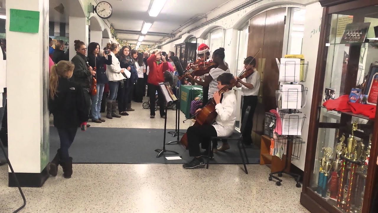Cedar Bluff Middle School Fiddle Club Christmas - YouTube