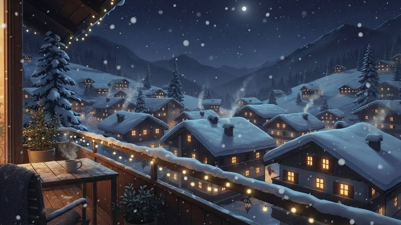 Chill Lofi Winter Vibes ❄️ Background Music for Focus, Relaxation & a Cozy Night In