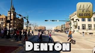 Driving Around Denton, Texas in 4k Video