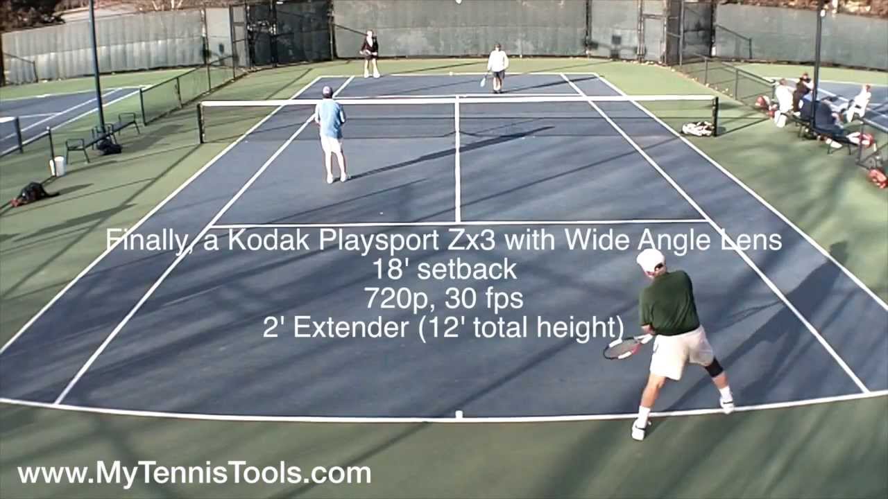 GoPro Test Silver Edition for Tennis Different FOV