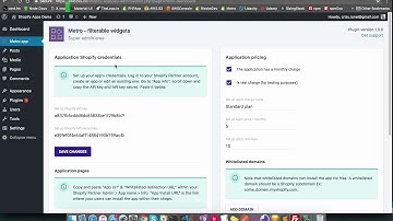 Metro Wordpress Shopify App install setup