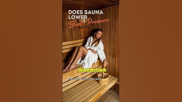 🔥 Does Sauna Lower Blood Pressure? Science Says YES! 💯 | #Shorts #Sauna #HomeInDepth