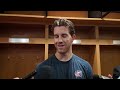 Columbus Blue Jackets Head Coach Dean Evason, Damon Severson and Jack Johnson | Postgame Media