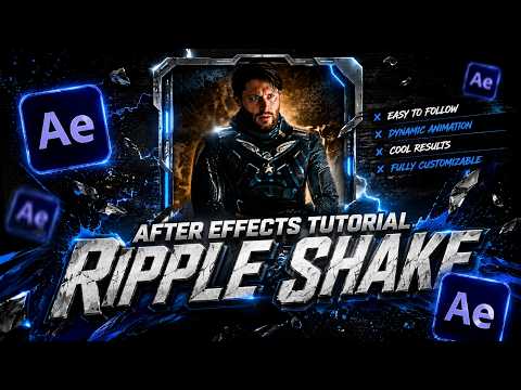 Ripple Shake Transition l After Effects Tutorial