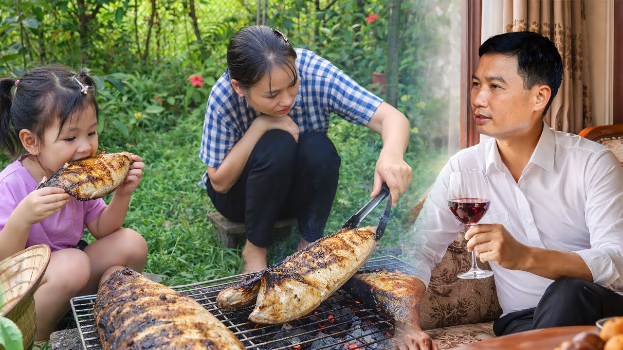 One Giant Catfish, Three Delicious Dishes – Family Dinner with Mother-in-law & Daughter