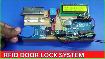 how to make rfid door lock using arduino || how to make rfid door lock project