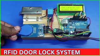 how to make rfid door lock using arduino || how to make rfid door lock project