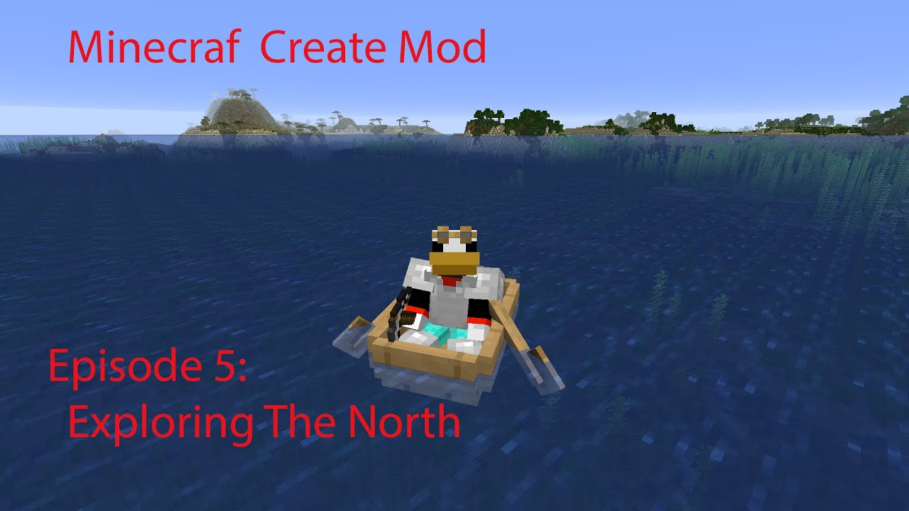 Exploring the north! Minecraft Create Mod Let's Play Ep5
