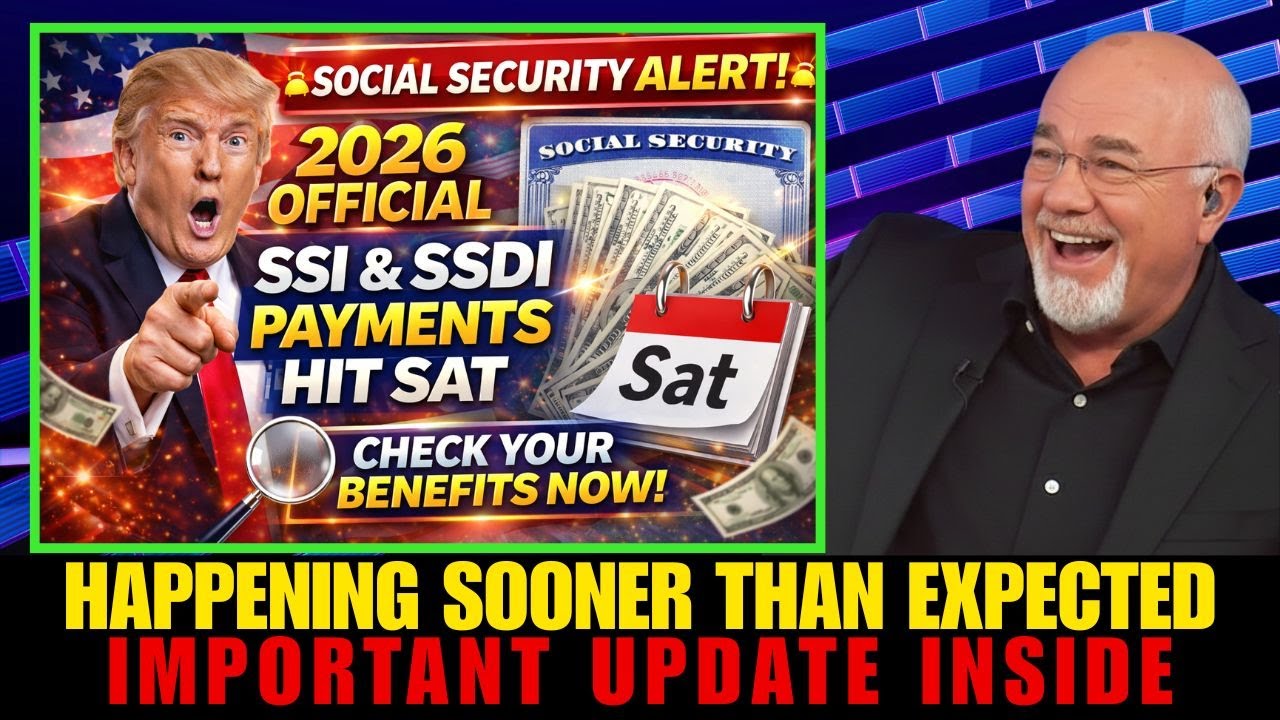 Social Security Alert: 2026 Official SSI & SSDI Payments Hit Sat– Check Your Benefits Now! Dave Ram