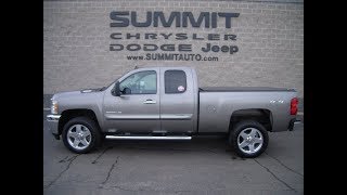 2013 USED CHEVROLET SILVERADO 2500 DURAMAX DIESEL FOND DU LAC $38,499 SOLD! 9300  www.SUMMITAUTO.com