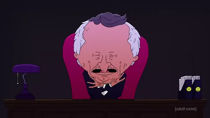 Mr. Boss doing Boss stuff - smiling Friends season 3 Episode 6 