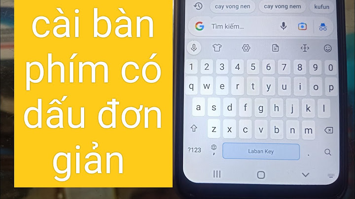 Bàn phím cho điện thoại bấm dấu như thế nào