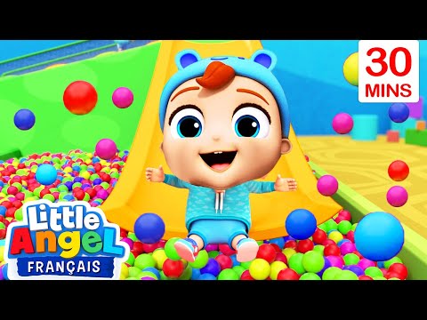 Le tobbogan | Comptines avec Bébé Louis | Little Angel Français