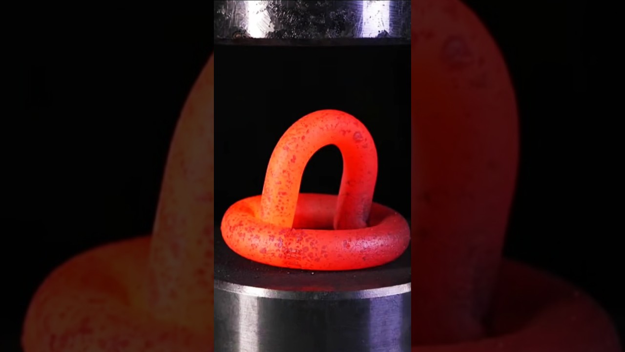Red-Hot Chain Link vs Hydraulic Mega Press 🔥 | MPW