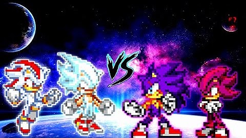 Hyper Sonic V3 OP & Hyper Shadow V3 OP VS Multiverse Sonic V3 OP (AF) & Shadow Ultra Ego V3 OP