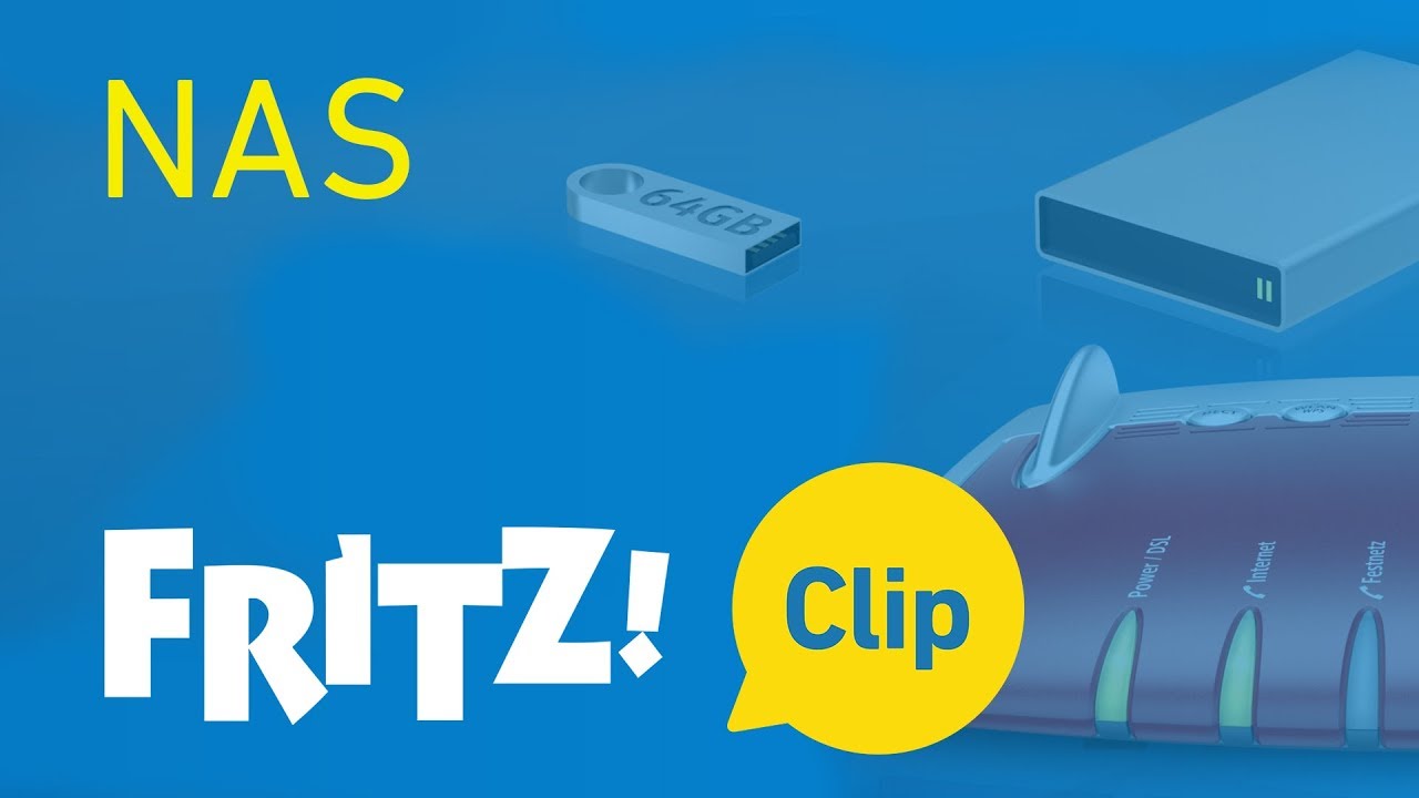 Update FRITZ! Clip – De FRITZ!Box als netwerkgeheugen (NAS)