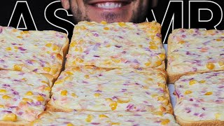 ASMR PIZZA TOAST (EATING SOUNDS) NO TALKING MUKBANG