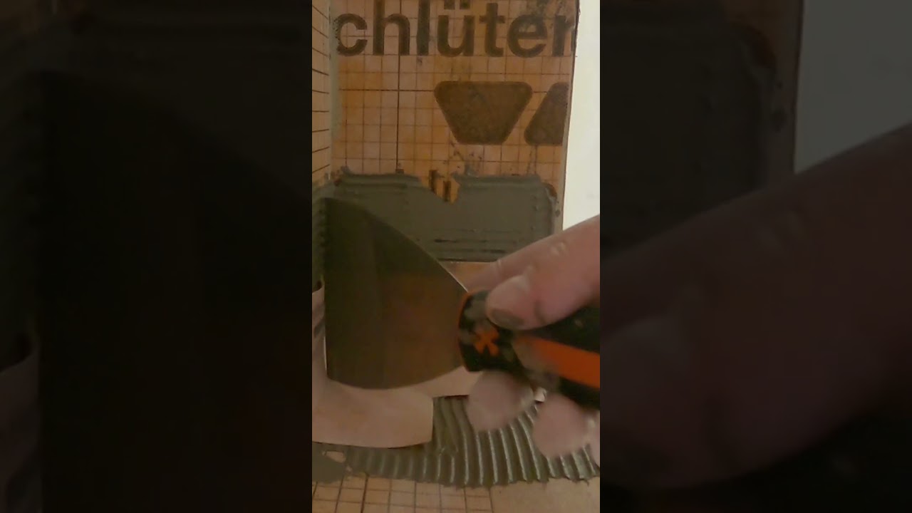 Réalisation d'une douche avec une niche XXL