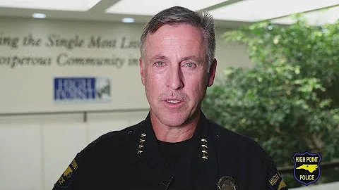 High Point Police Chief Kenneth J. Shultz Thank St...