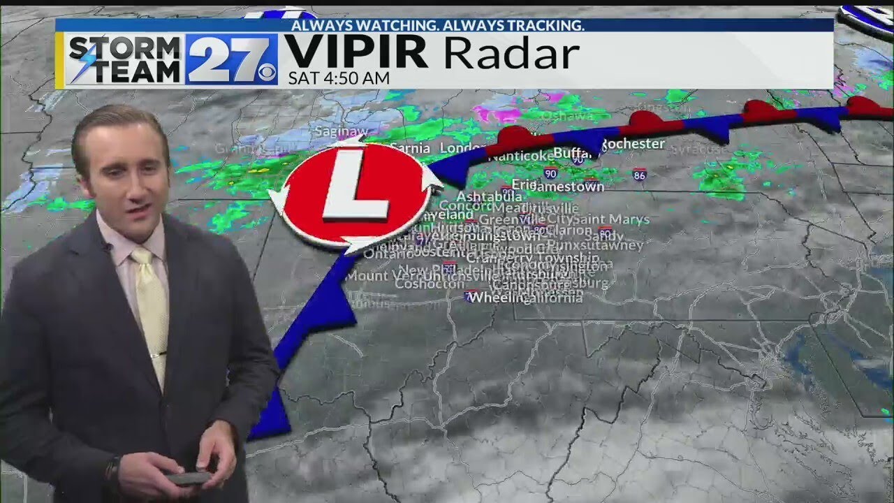 A sprinkle possible for Saturday - YouTube
