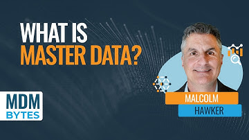MDM Bytes: What is Master Data?