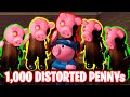 1,000+ DISTORTED PENNY PIGGYs VS 1 George Pig.. (Roblox Piggy)