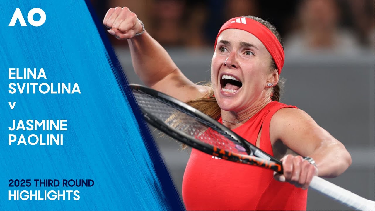 Elina Svitolina v Jasmine Paolini Highlights | Australian Open