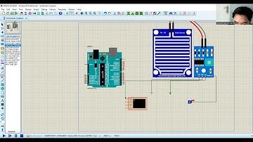 SIMULASI SENSOR HUJAN MENGGUNAKAN ARDUINO & PROTEUS