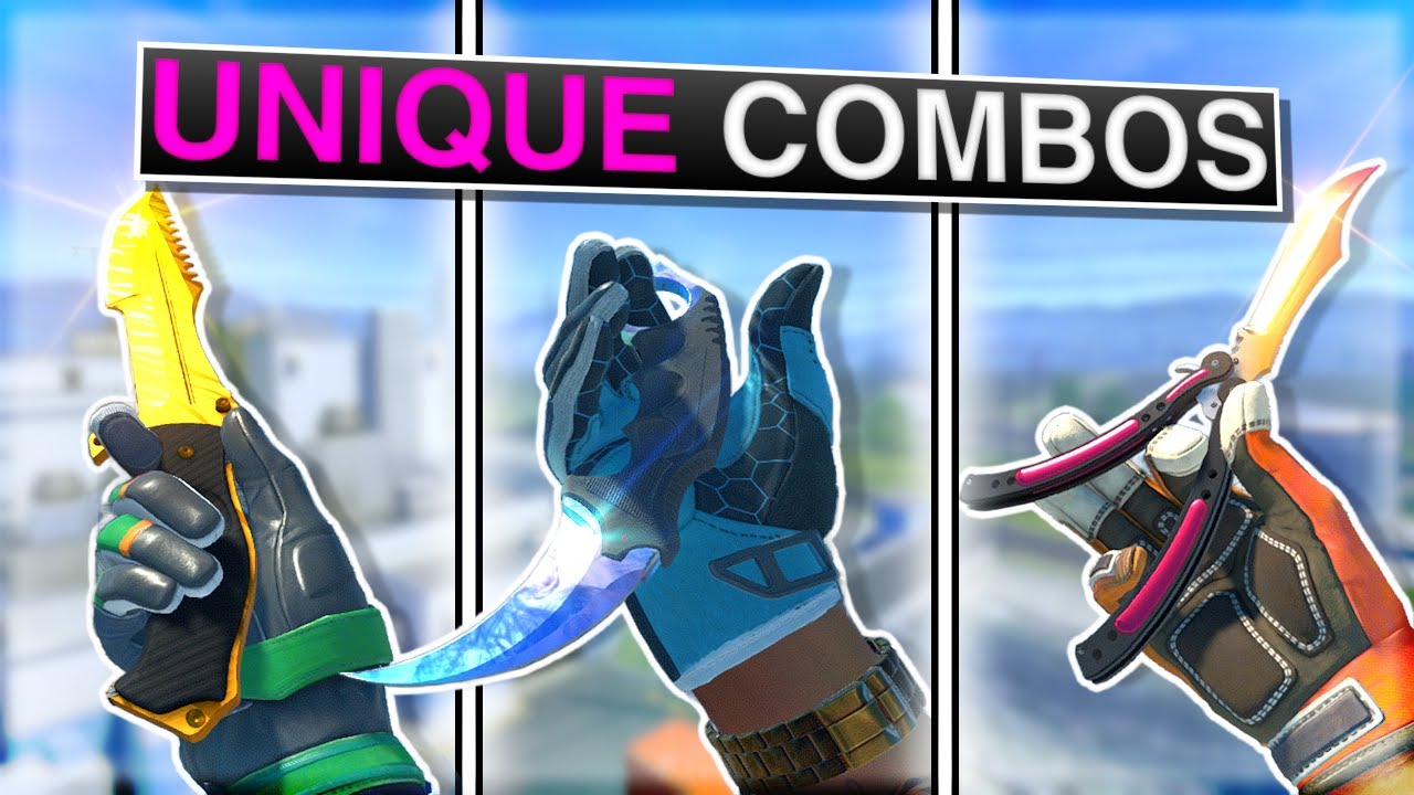THE MOST UNIQUE KNIFE AND GLOVE COMBOS IN CS2!