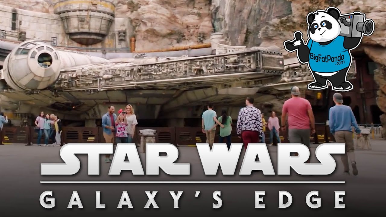 Galaxy's Edge First Look! Star Wars - Land Overview Drone Footage - Disneyland